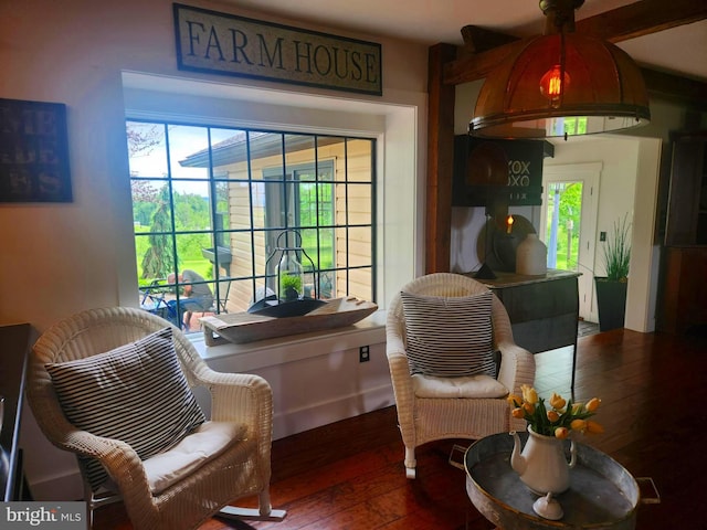 2569 White Oak Rd, Strasburg, PA 17579 - sitting room with hardwood / wood-style floors and a sunroom