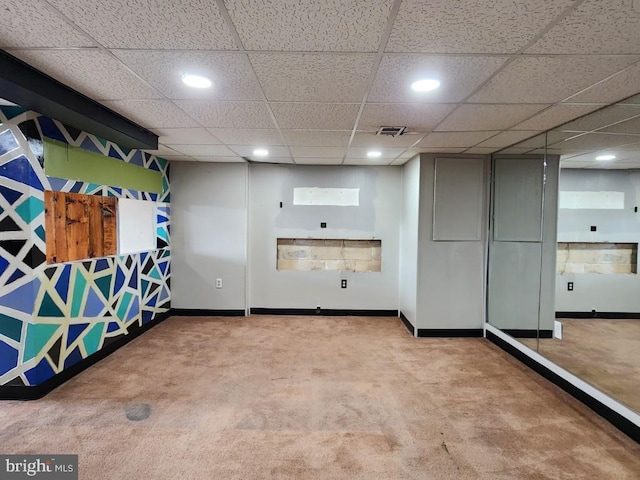 6222 Catalpha Rd, Baltimore, MD 21214 - surrounding community with a paneled ceiling and recessed lighting