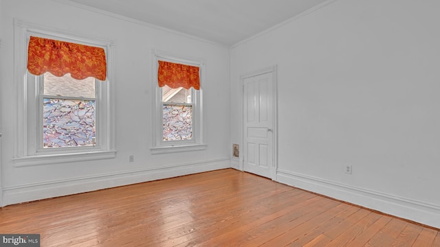501 W 4th St, Bethlehem, PA 18015 - empty room featuring ornamental molding and wood finished floors