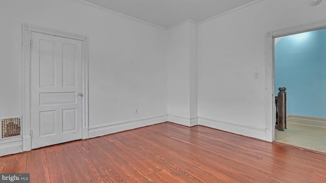 501 W 4th St, Bethlehem, PA 18015 - empty room with ornamental molding and wood finished floors
