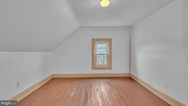 501 W 4th St, Bethlehem, PA 18015 - bonus room featuring wood-type flooring and vaulted ceiling