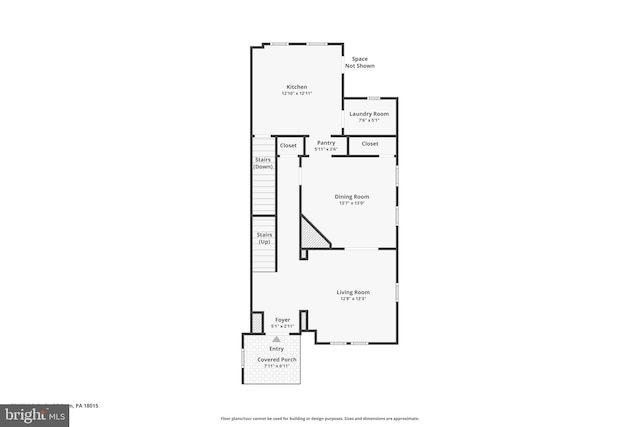 501 W 4th St, Bethlehem, PA 18015 - view of property floor plan