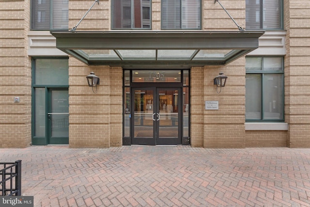 1205 N Garfield St Unit 711, Arlington, VA 22201 - view of exterior entry with french doors