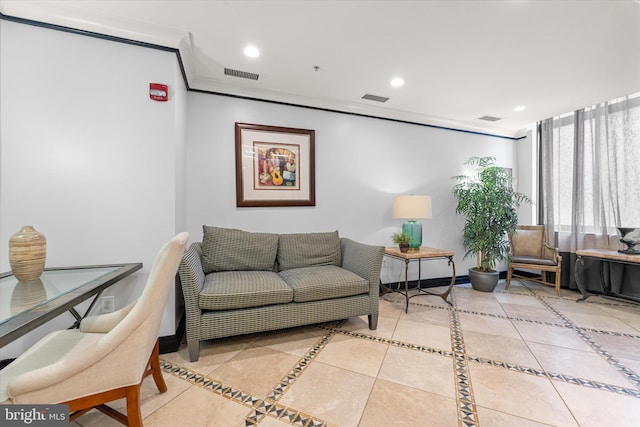 1205 N Garfield St Unit 711, Arlington, VA 22201 - lobby with recessed lighting and crown molding