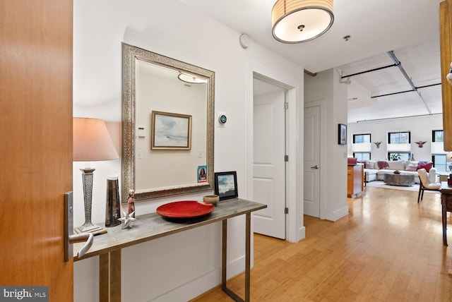 2328 Champlain St NW Unit 101, Washington, DC 20009 - hall with light wood finished floors