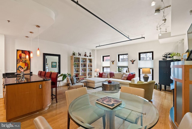 2328 Champlain St NW Unit 101, Washington, DC 20009 - dining room with light wood-type flooring