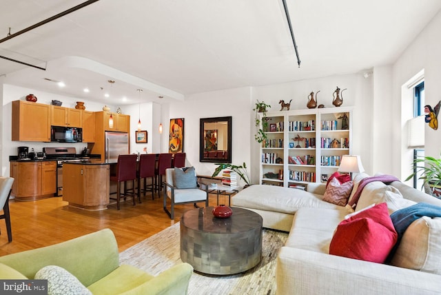 2328 Champlain St NW Unit 101, Washington, DC 20009 - living room featuring light wood finished floors