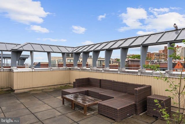 2328 Champlain St NW Unit 101, Washington, DC 20009 - view of patio / terrace featuring an outdoor living space