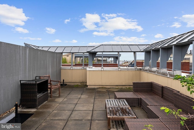 2328 Champlain St NW Unit 101, Washington, DC 20009 - view of patio with an outdoor living space