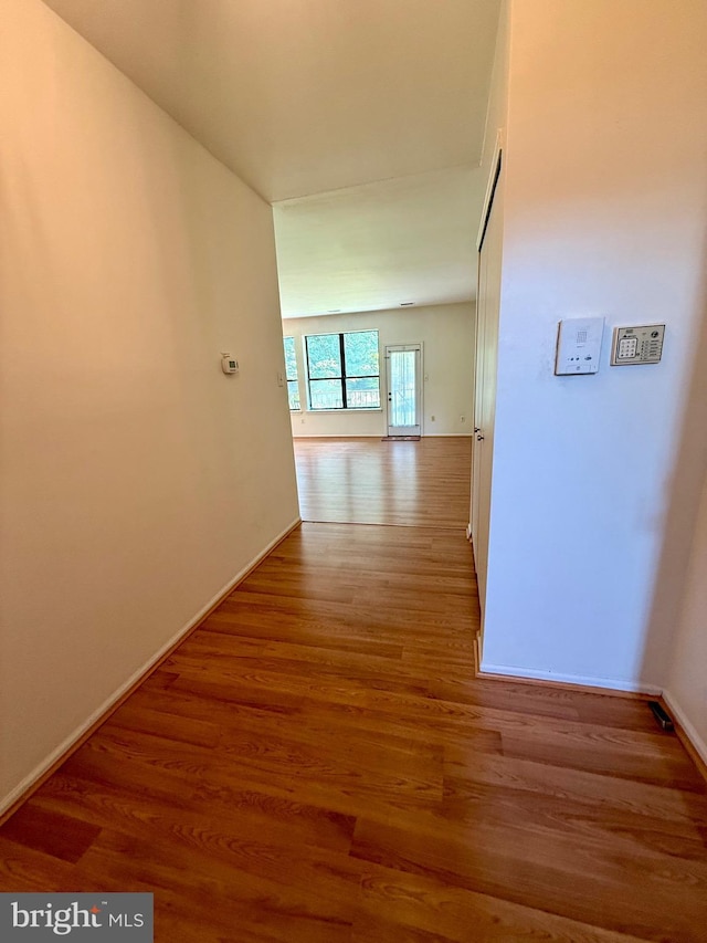301 Byberry Rd Unit H10, Philadelphia, PA 19116 - hallway featuring wood finished floors and baseboards