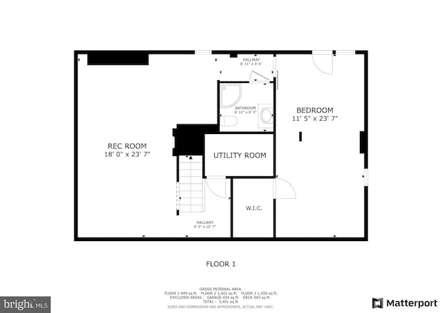 11726 Lariat Ln, Oakton, VA 22124 - view of property floor plan