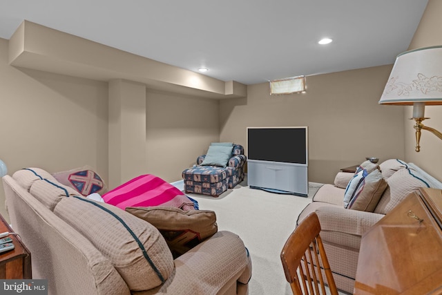 14 Mcconkey Dr, Washington Crossing, PA 18977 - carpeted living room featuring recessed lighting