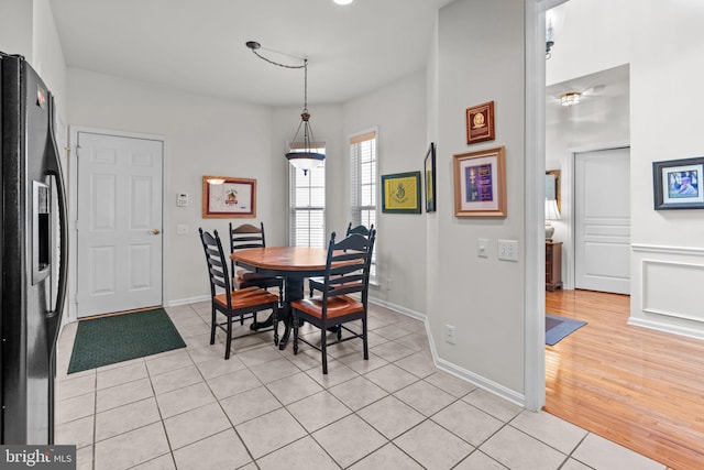 14 Mcconkey Dr, Washington Crossing, PA 18977 - dining area featuring light tile patterned floors and baseboards