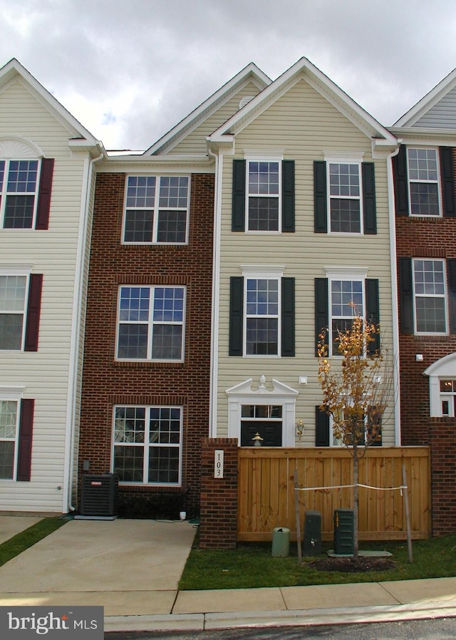 103 Whiskey Crk, Frederick, MD 21702 - view of property with brick siding