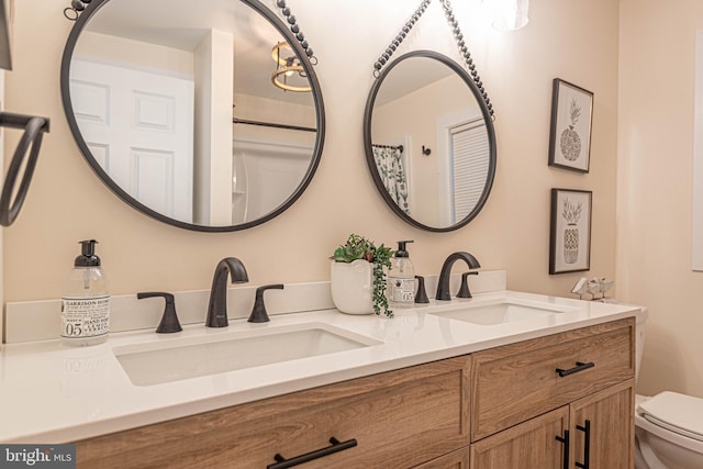 120 Robin Hood, Ocean Pines, MD 21811 - full bathroom featuring toilet and double vanity