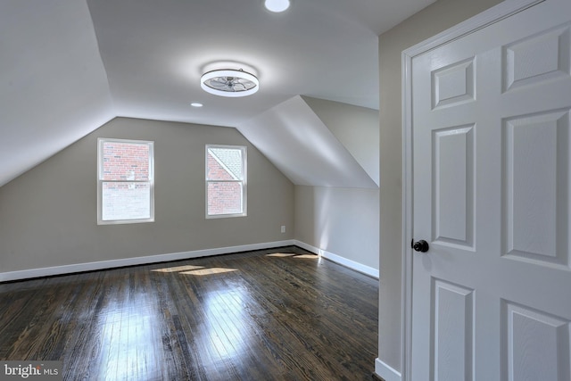 1204 Krueger Ave, Rosedale, MD 21237 - additional living space with wood-type flooring and lofted ceiling
