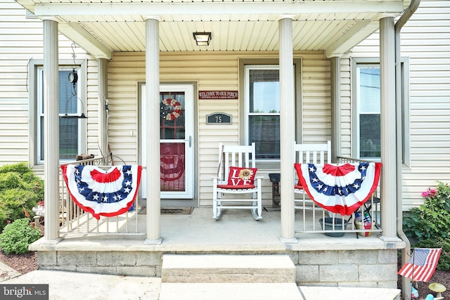 75 Railroad Ave, York Haven, PA 17370 - property entrance featuring a porch