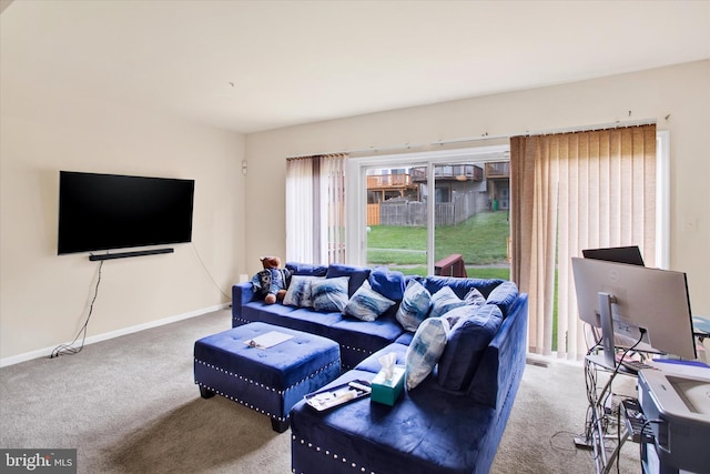 37 Joyceton Way, Upper Marlboro, MD 20774 - carpeted living room with baseboards