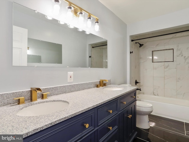 8175 Stone Bridge Rd, Greencastle, PA 17225 - full bath with double vanity and  shower combination