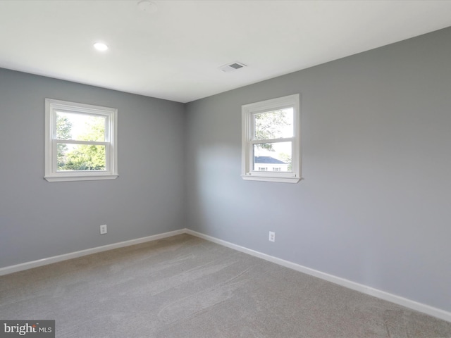 8175 Stone Bridge Rd, Greencastle, PA 17225 - unfurnished room with healthy amount of natural light, carpet flooring, and recessed lighting
