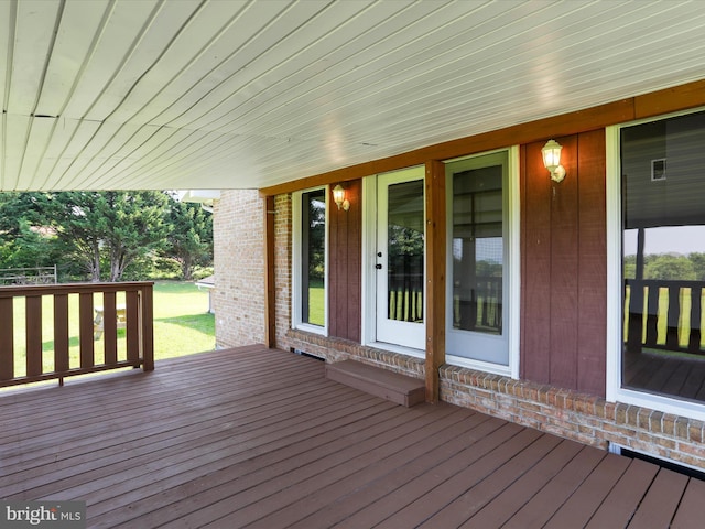 8175 Stone Bridge Rd, Greencastle, PA 17225 - view of wooden terrace
