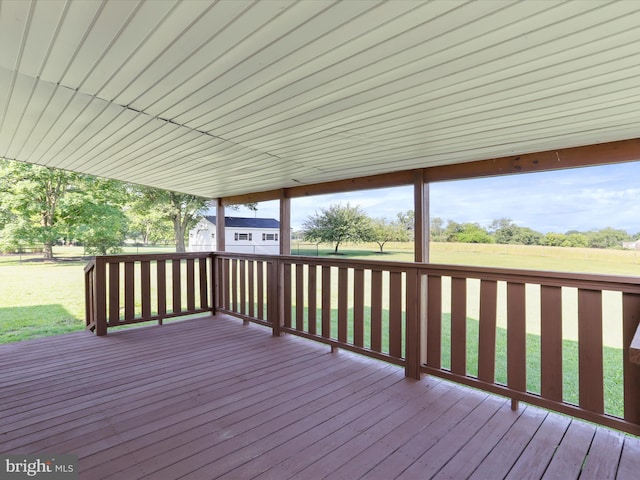 8175 Stone Bridge Rd, Greencastle, PA 17225 - deck featuring a lawn