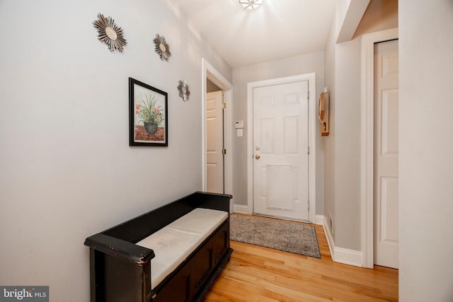 1021 Mulberry St, Chester Springs, PA 19425 - hallway with light wood-style flooring and baseboards