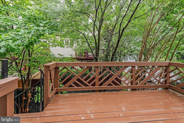 712 Arch Hall Ln, Alexandria, VA 22314 - view of deck