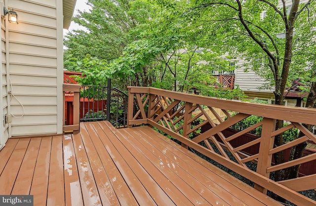 712 Arch Hall Ln, Alexandria, VA 22314 - view of deck