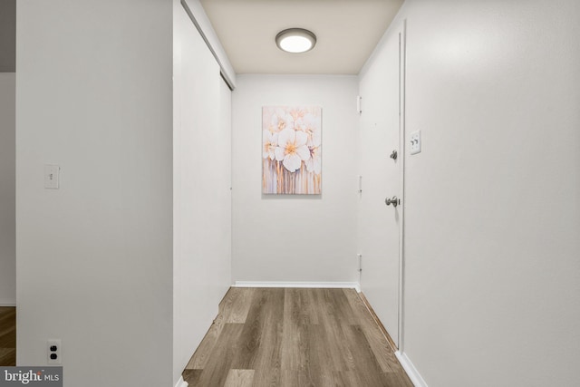 435 Christopher Ave Unit 23, Gaithersburg, MD 20879 - hallway with wood finished floors