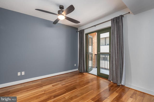 910 M St NW Unit 708, Washington, DC 20001 - empty room featuring wood finished floors and ceiling fan