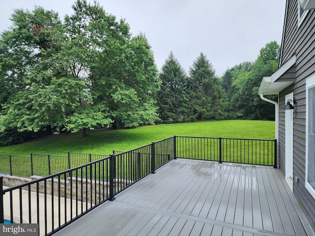 2508 Flagg Meadow Ct, Finksburg, MD 21048 - deck featuring a yard