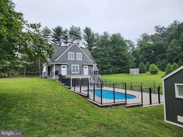 2508 Flagg Meadow Ct, Finksburg, MD 21048 - back of house featuring stairs and an outbuilding