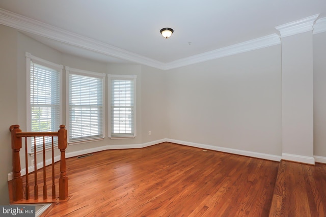 2066 Capstone Cir, Herndon, VA 20170 - unfurnished room featuring wood finished floors and ornamental molding