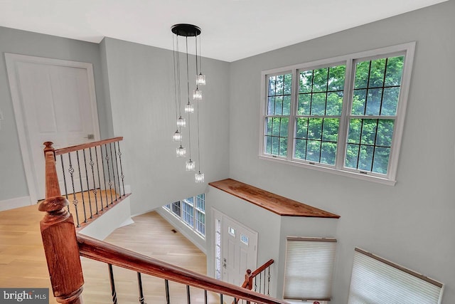 166 Neil Ct, Princeton, NJ 08540 - staircase featuring wood finished floors and baseboards