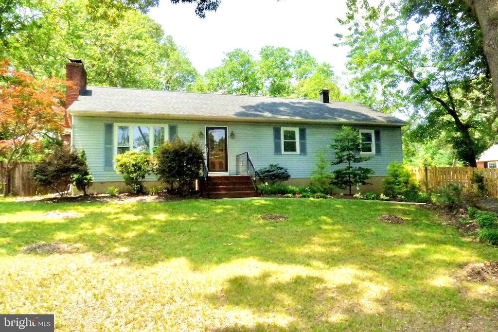 7810 Cypress Landing Rd, Severn, MD 21144 - ranch-style house with a chimney