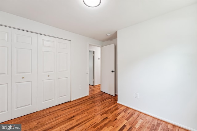 4376 Rock Ct, Waldorf, MD 20602 - unfurnished bedroom with light wood-style floors and a closet