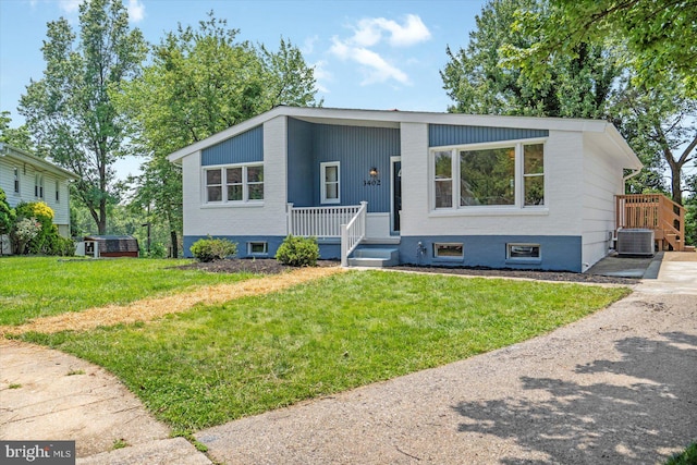 3402 Stevenswood Ct, Baltimore, MD 21244 - view of front of house featuring a front yard and covered porch