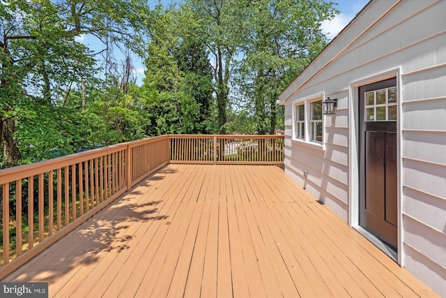 3402 Stevenswood Ct, Baltimore, MD 21244 - view of wooden terrace