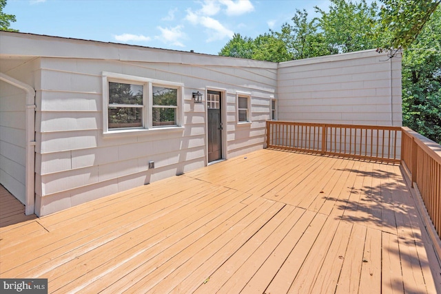 3402 Stevenswood Ct, Baltimore, MD 21244 - view of wooden terrace