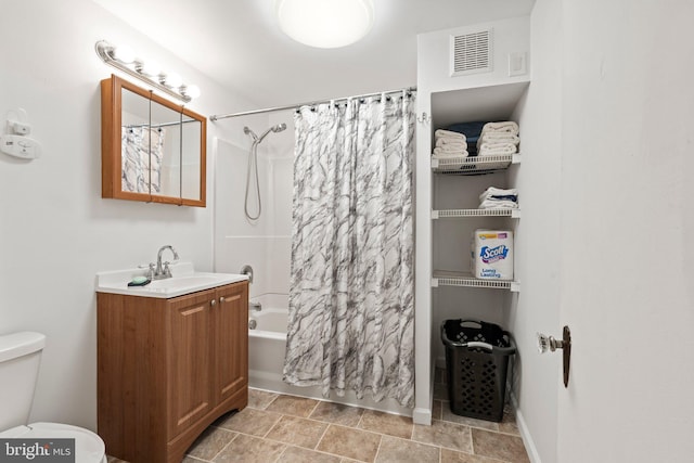 3519 Sunset Ave, Williamstown, NJ 08094 - bathroom with vanity and shower / bathtub combination with curtain