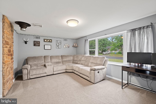 3519 Sunset Ave, Williamstown, NJ 08094 - carpeted living room featuring baseboards