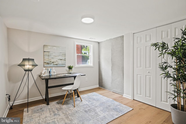 8328 Merrymount Dr, Baltimore, MD 21244 - home office featuring wood finished floors and baseboards