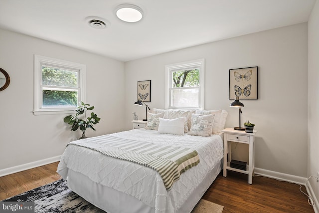 8328 Merrymount Dr, Baltimore, MD 21244 - bedroom featuring baseboards and dark wood-style floors