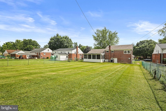 8328 Merrymount Dr, Baltimore, MD 21244 - fenced backyard with a sunroom