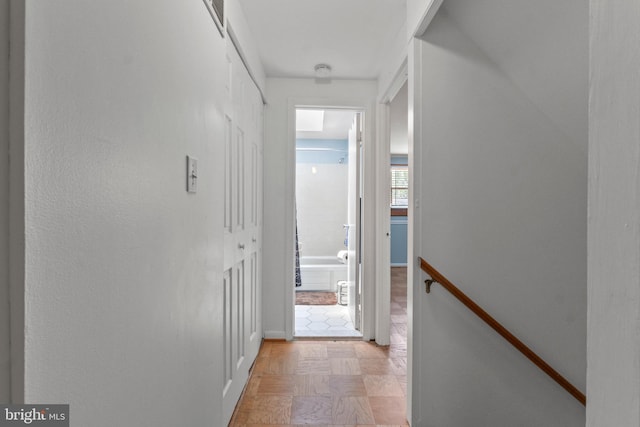 1117 Regina Dr, Baltimore, MD 21227 - corridor featuring baseboards