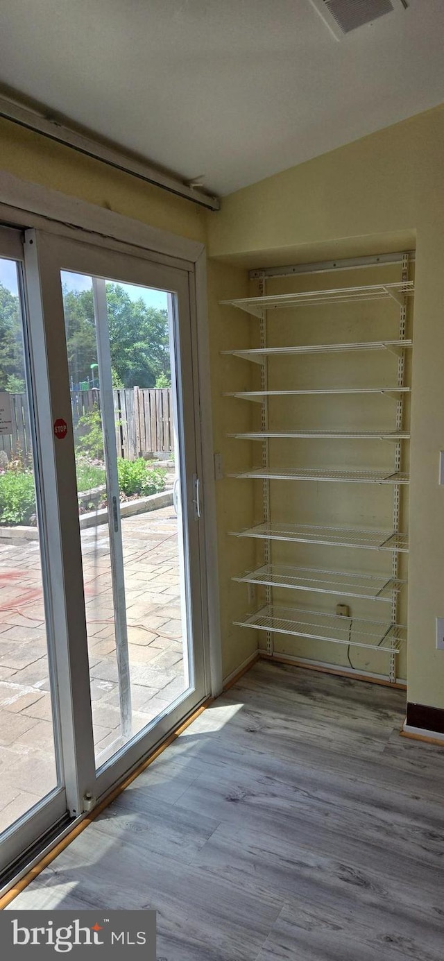 350 Juniper Ct, Herndon, VA 20170 - doorway to outside featuring wood finished floors