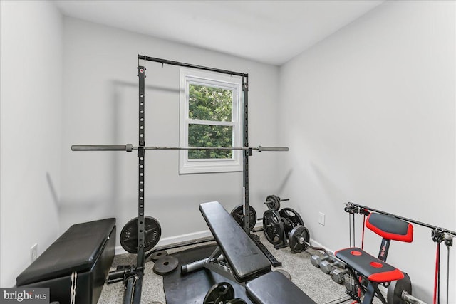 15 Willow Ct, Elkton, MD 21921 - exercise room featuring baseboards