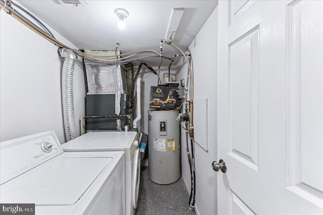 15 Willow Ct, Elkton, MD 21921 - washroom with washing machine and dryer and water heater