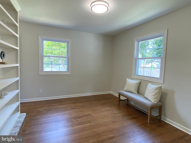 3103 Woodhaven Dr, Cinnaminson, NJ 08077 - living area with dark wood finished floors and baseboards